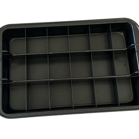 Perfect Brownie Pan Set As Seen On TV Makes 18 Brownie With Box GUC - Picture 3 of 13
